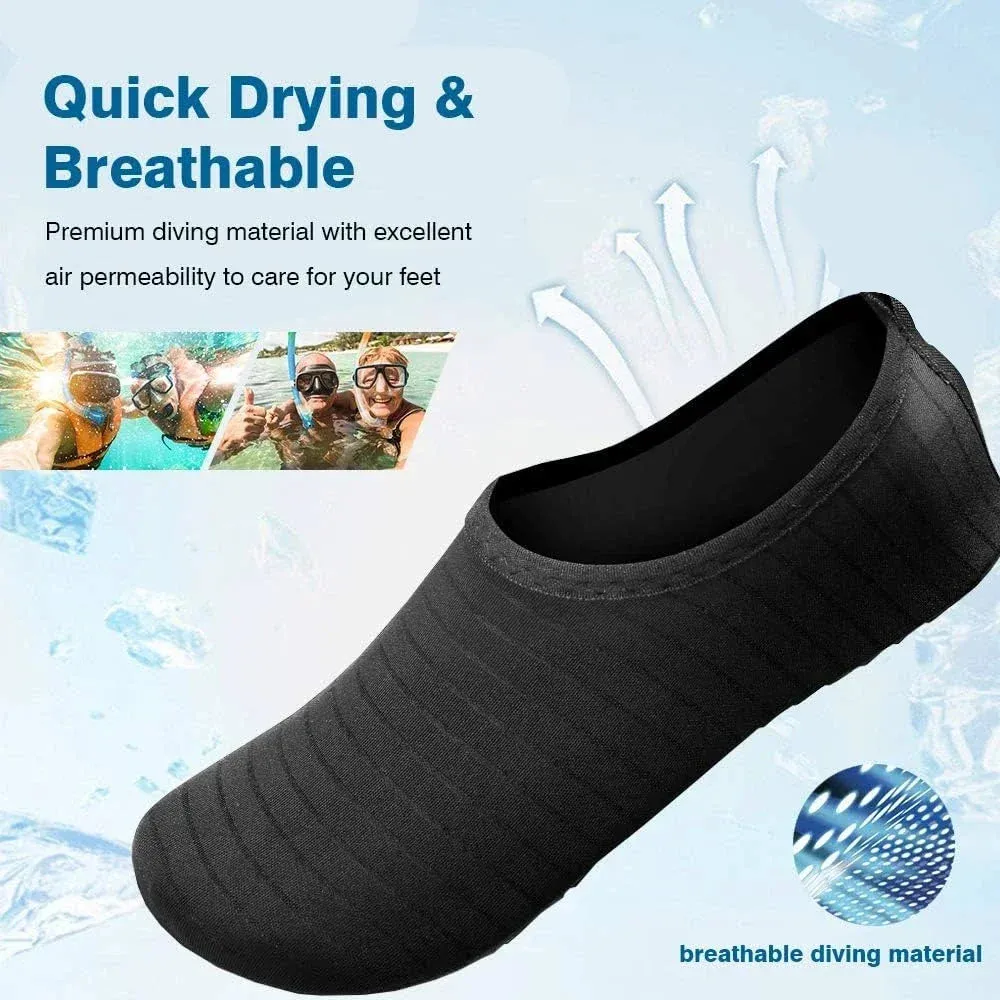 1 Pair Quick-dry Beach Pool Shoes for Surf Swim