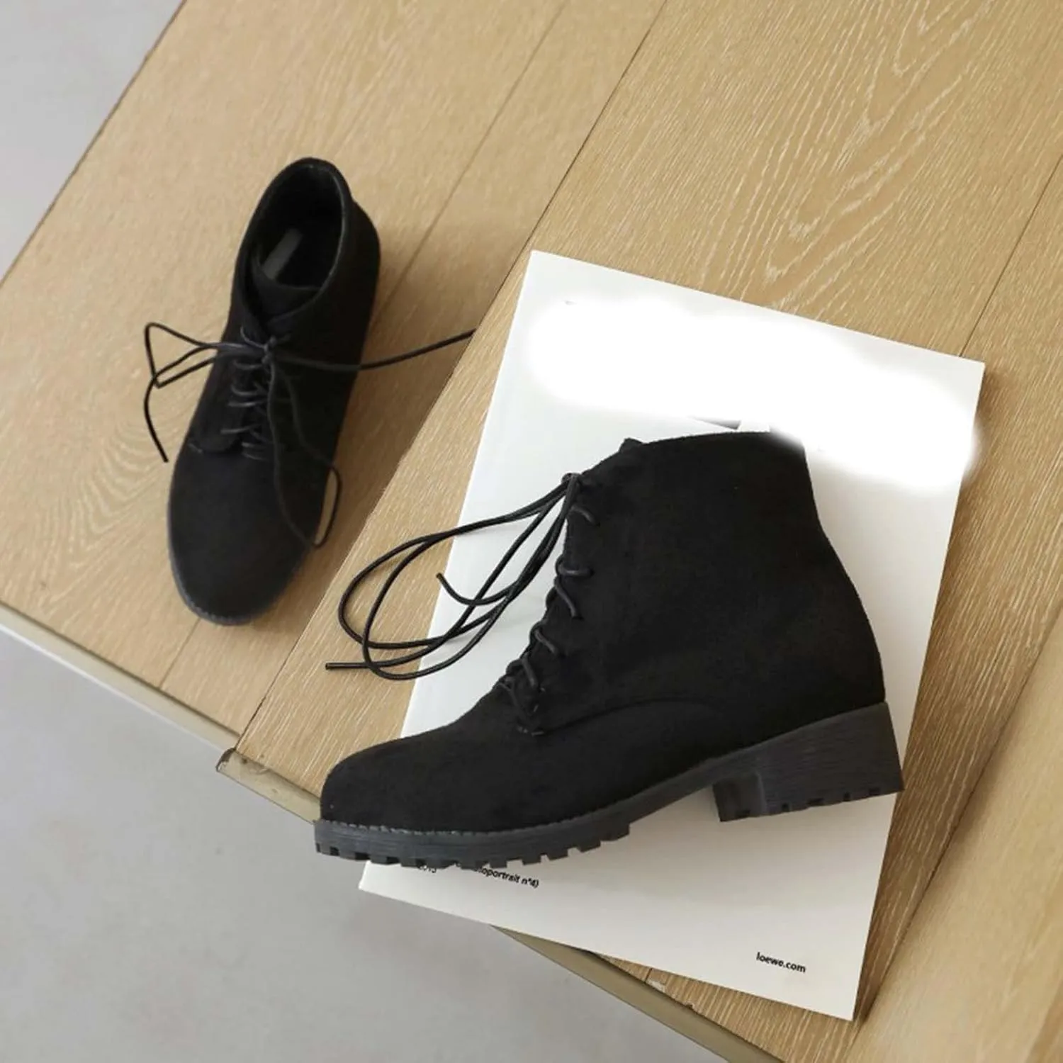 Black Cowboy Boots for Women Ankle Womens Leather Booties Booties for Women Low Heel Womens Bootie with Heel Closed Toe Indoor and Outdoor Pointed Toe Stacked Mid Heel