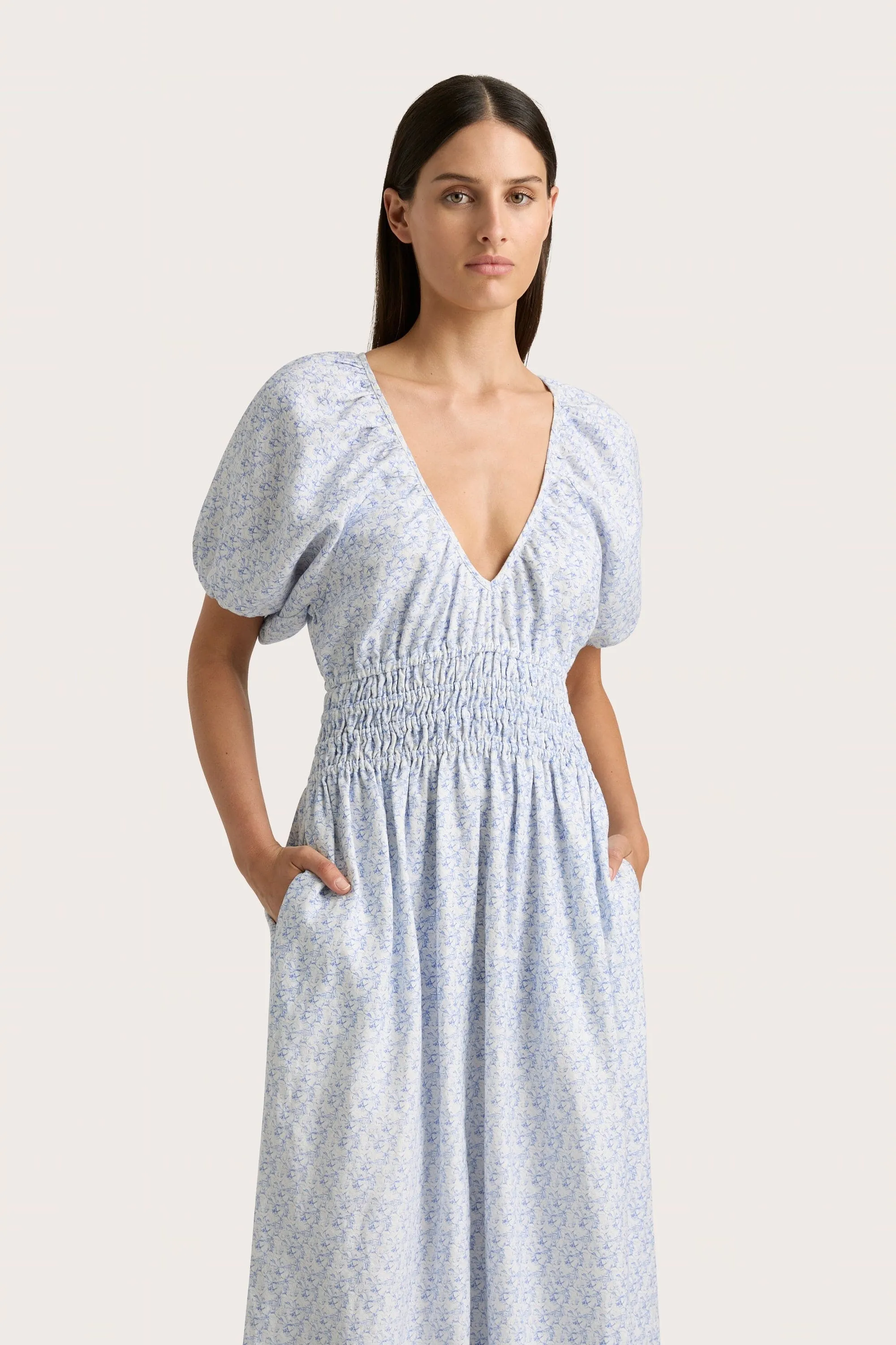 Geriba Maxi Dress Leilani Mid Blue - Final Sale