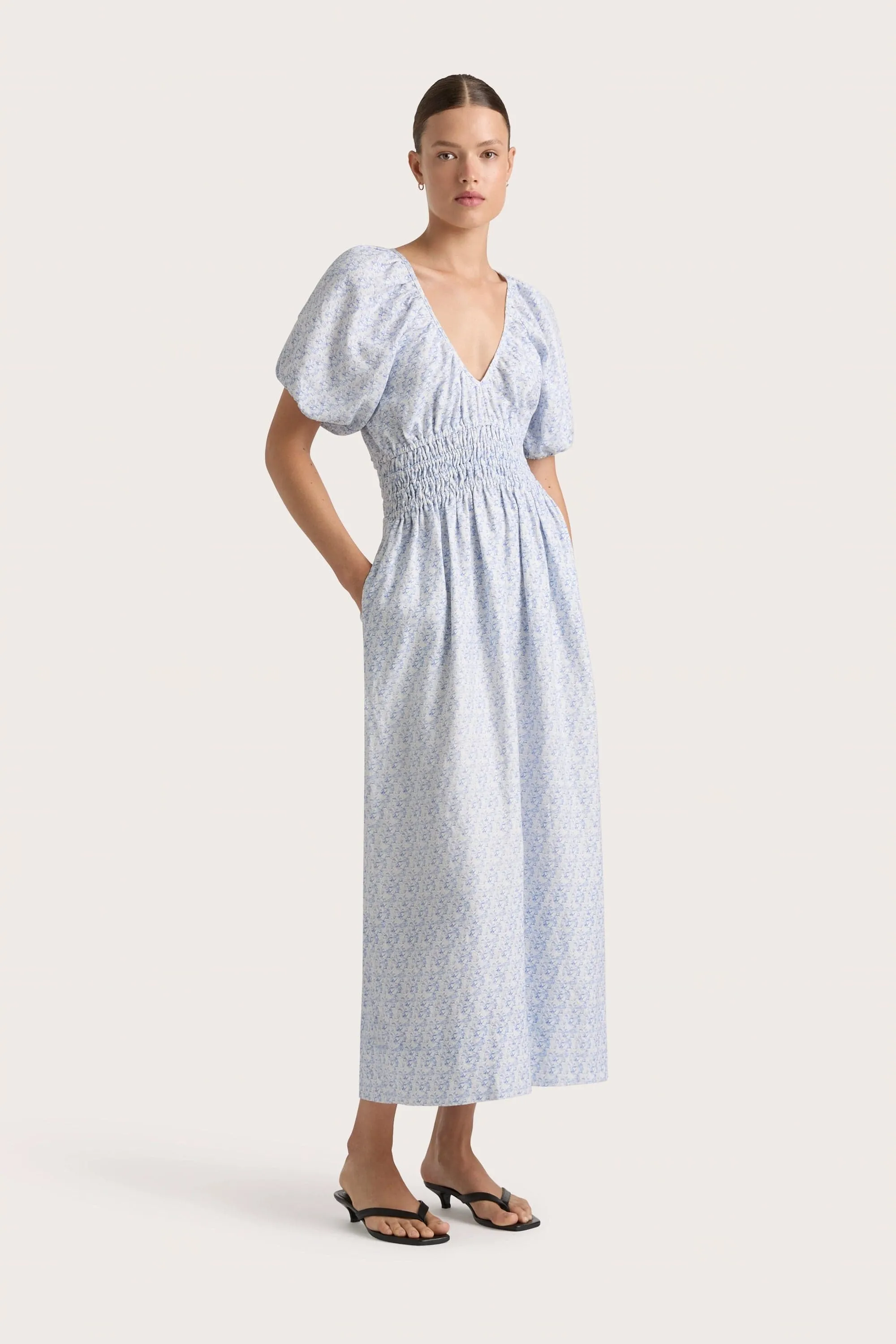 Geriba Maxi Dress Leilani Mid Blue - Final Sale