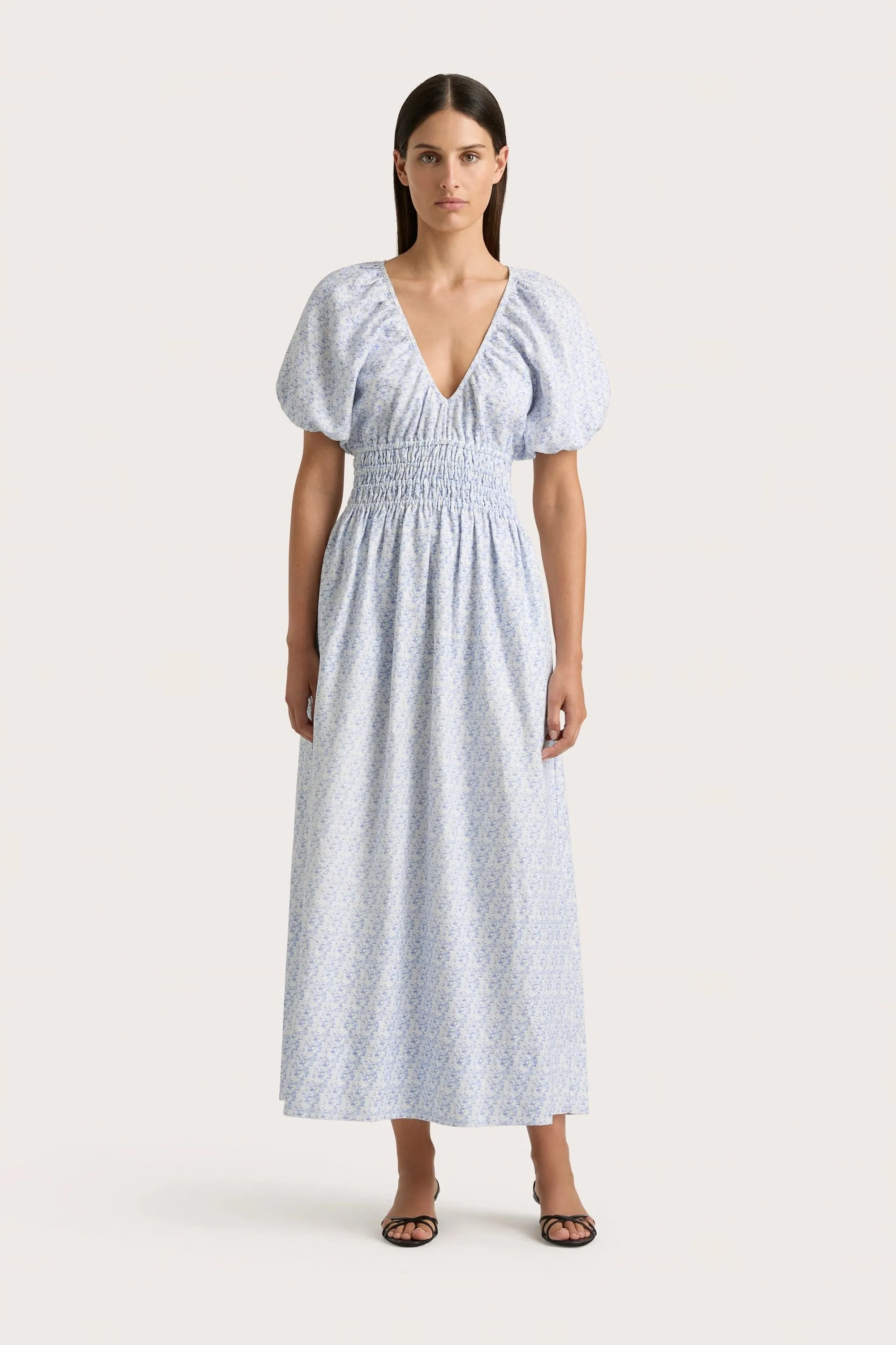 Geriba Maxi Dress Leilani Mid Blue - Final Sale