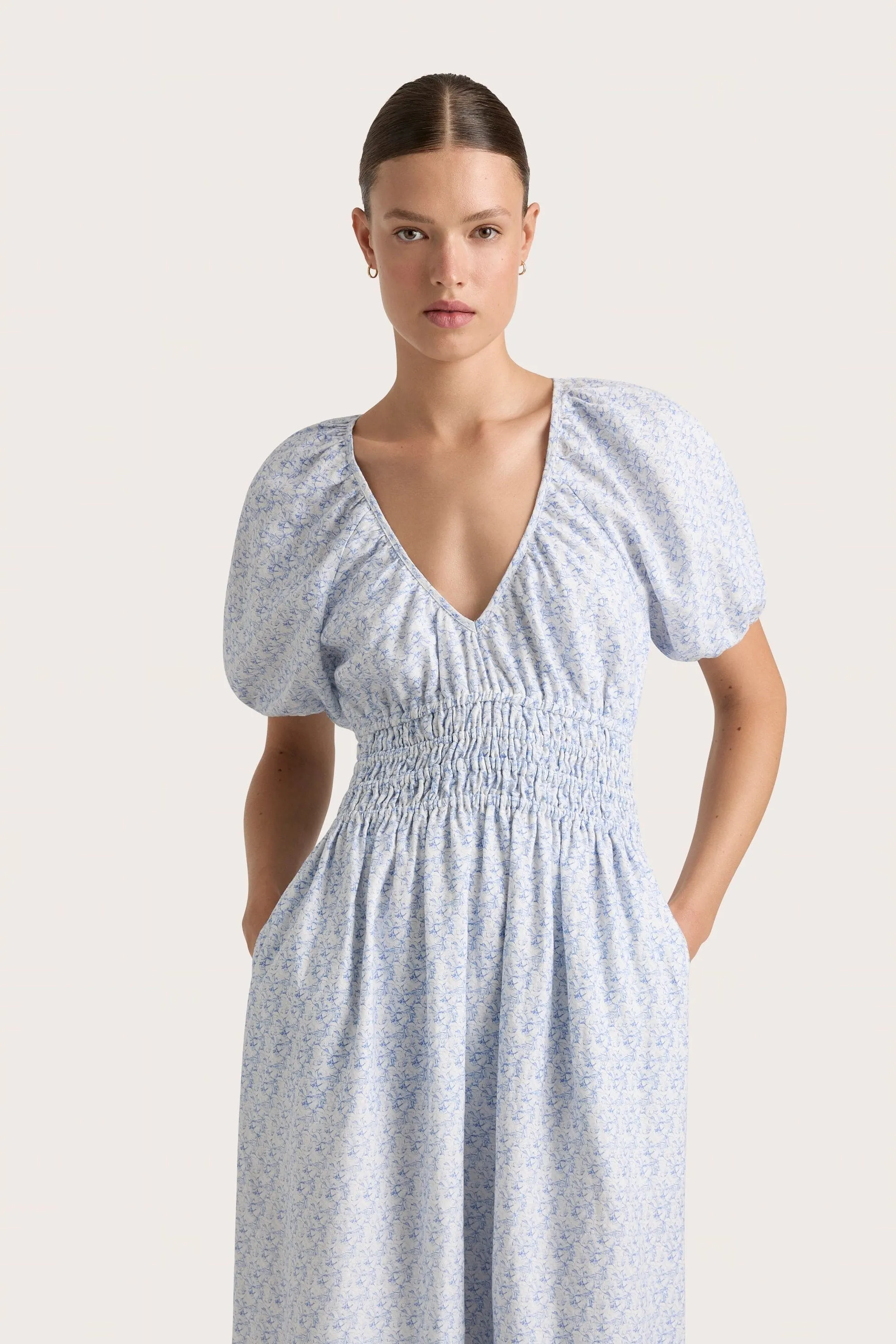 Geriba Maxi Dress Leilani Mid Blue - Final Sale