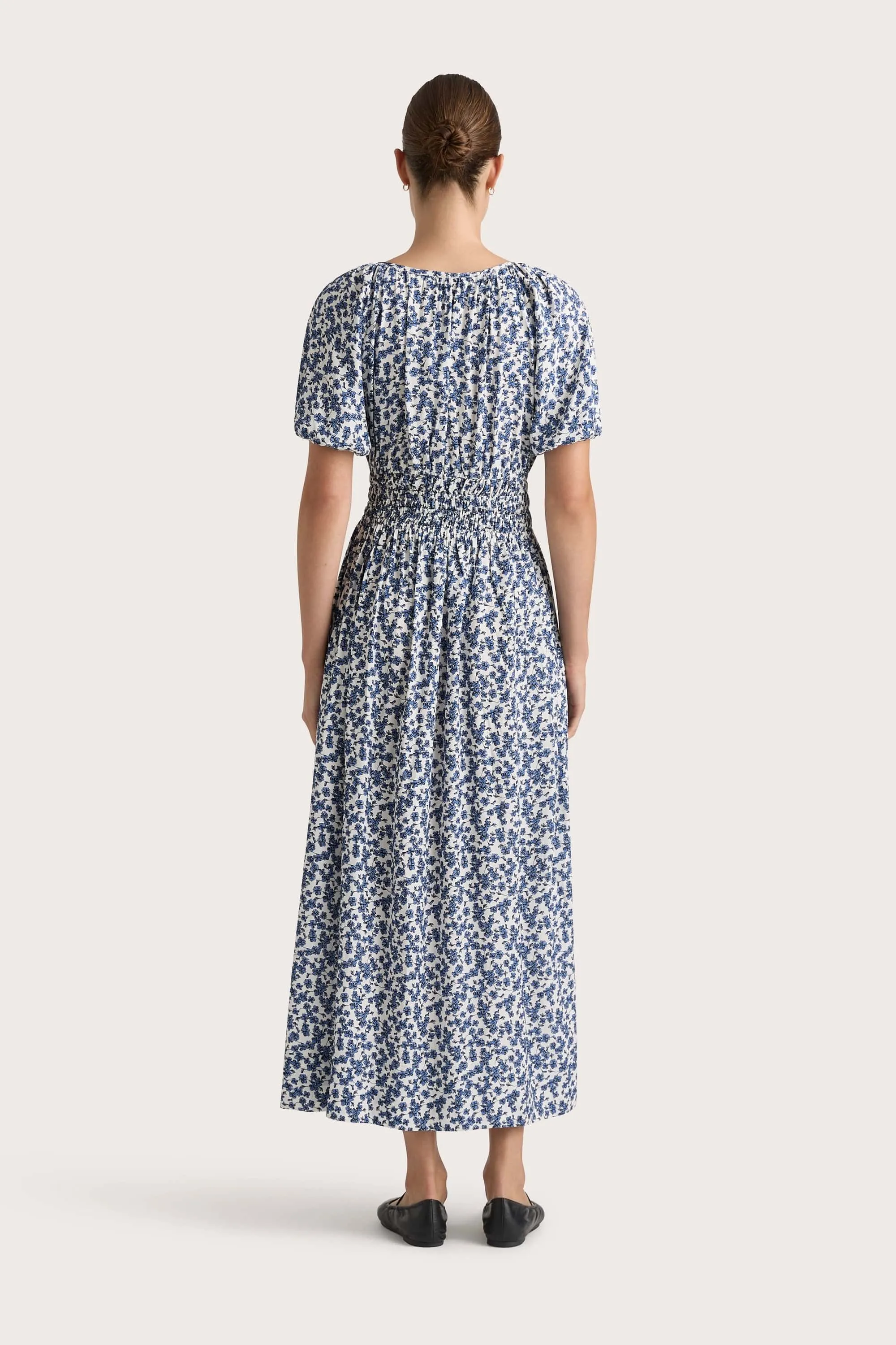 Valras Midi Dress Leilani Mid Blue - Final Sale