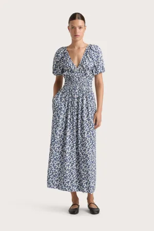 Valras Midi Dress Leilani Mid Blue - Final Sale